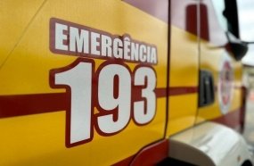 Motociclista sofre fratura exposta na perna após colisão na SC-150