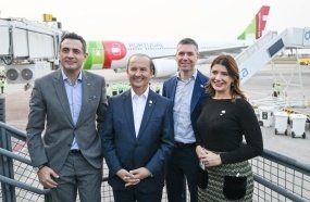 Governador recebe primeiro voo da TAP direto de Portugal 