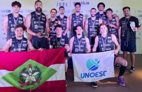 Unoesc Basket Joaçaba é vice-campeão dos Jogos Universitários Brasileiros