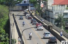 Ponte Emílio Baumgart será parcialmente interditada para obras nesta quinta-feira 