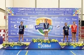 Associação de Badminton de Joaçaba é a quarta melhor equipe do Brasil