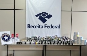 Receita Federal apreende anabolizantes e celulares escondidos em purificadores de água