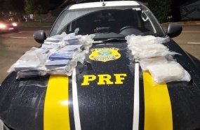 PRF descobre drogas em tanque de combustível durante abordagem a picape