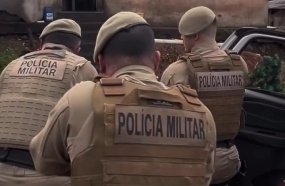 PM mobiliza 35 policiais em operação para prender criminosos na região de Campos Novos