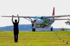 Serviço aeromédico em Joaçaba completa dois anos com 398 missões