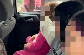 PM Rodoviária flagra carro com 11 pessoas, sendo três crianças no porta-malas