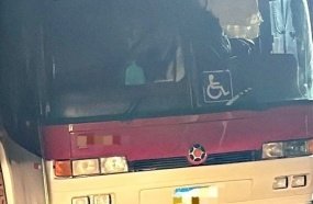 Polícia Rodoviária apreende ônibus com placas clonadas na SC-355