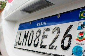 Novas placas serão obrigatórias a partir de 31 de janeiro