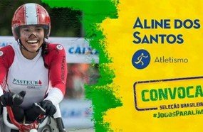 Aline Rocha é convocada para as Paraolimpíadas do Rio
