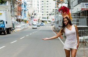 Avenida do samba quase pronta para o espetáculo