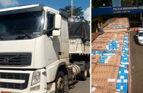 Bitrem carregado com cigarros apreendido em Concórdia