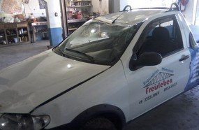 Motorista capota veículo no interior de Capinzal