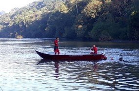 Tio e sobrinho morrem afogados durante pescaria em Videira