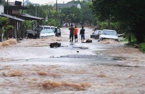 Chuva castiga o Rio Grande