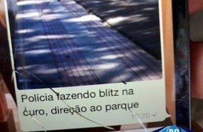 Adolescente é apreendido após divulgar blitz pelo WhatsApp