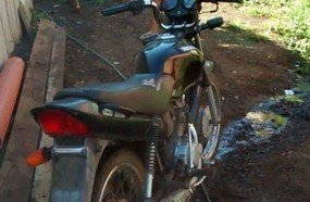 Polícia Militar recupera moto furtada na noite passada