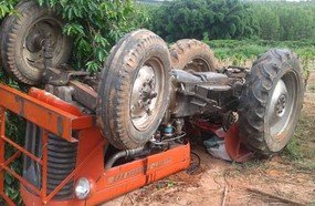 Mais um agricultor morre em acidente de trabalho