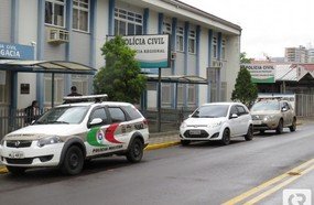 Elementos assaltam revenda de veículos em Joaçaba