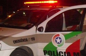 Elementos tomam caminhão de assalto na BR-282