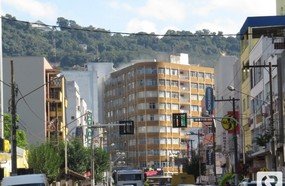 Princípio de incêndio no Edifício Pedrini em Joaçaba