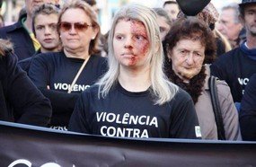 População vai às ruas pedir fim da violência contra a mulher