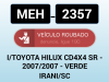 Toyota Hilux é tomada de assalto em Capinzal