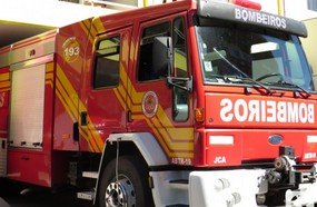 Incêndio atinge chiqueiro no interior de Herval d´Oeste