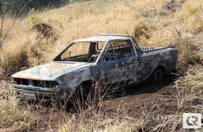 Ladrões incendeiam veículo após furtos em Tangará