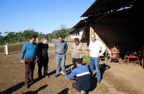 Especialista visita propriedade rural de Joaçaba considerada referência em todo o Brasil