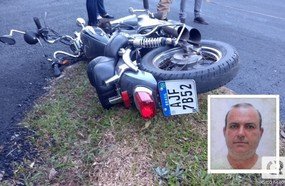 Motociclista morre ao ser atingido por caminhão em Luzerna