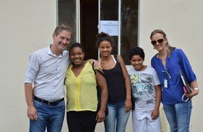 Famílias conhecem suas casas no conjunto habitacional de Joaçaba