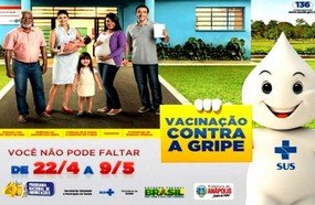 SC vacina 500 mil pessoas contra gripe na primeira semana de campanha
