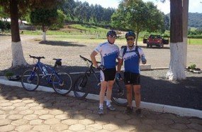 Aventura: joaçabenses vão pedalar até Florianópolis