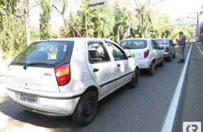 Engavetamento na Avenida XV de Novembro