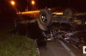 Motoristas abandonam veículos após colisão na BR-282, em Joaçaba