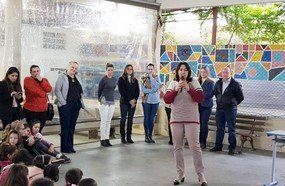 Lançado projeto “Yoga na Escola” na Escola Frei Bruno