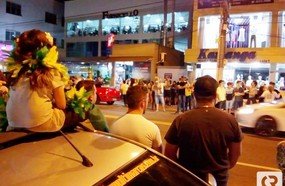 Joaçaba, Herval e Luzerna comemoraram vitória de Bolsonaro