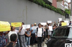 Quilombolas promovem manifesto em frente ao MPF de Joaçaba