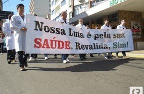 Médicos nas ruas contra medidas do governo
