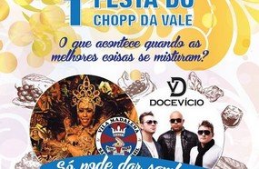 Vale Samba promove Festa do Chopp neste sábado