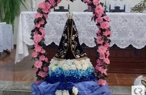 Festa e romaria a Nossa Senhora Aparecida na Estação Luzerna