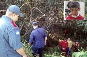 Bombeiros seguem buscas a menino desaparecido em Videira