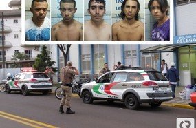 Elementos tentam furtar residência e são presos após perseguição