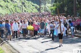 Romaria de Nossa Senhora Aparecida reúne cerca de 5 mil fiéis
