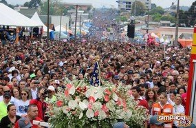 Romaria em Campos Novos reuniu 90 mil fiéis