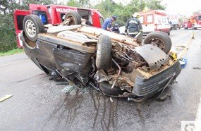 Seis pessoas feridas em acidente na BR-282 em Joaçaba