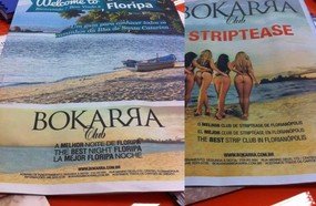 Anúncio de clube de striptease no maior jornal do estado revolta catarinenses