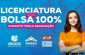 Unoesc oferece bolsas integrais em cursos de licenciaturas
