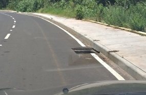 Furtos de grades de bueiros aumentam riscos de acidentes 