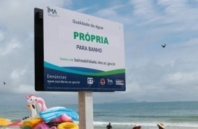 Relatório aponta 78,8% dos pontos próprios para banho 